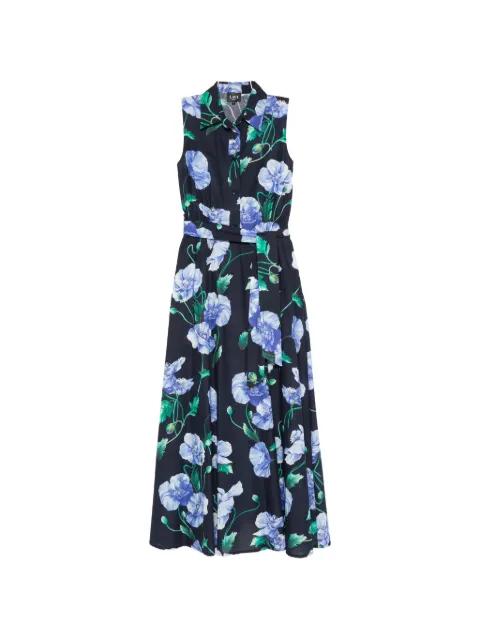 Basilico floral-print maxi dress by LAVI COUTURE