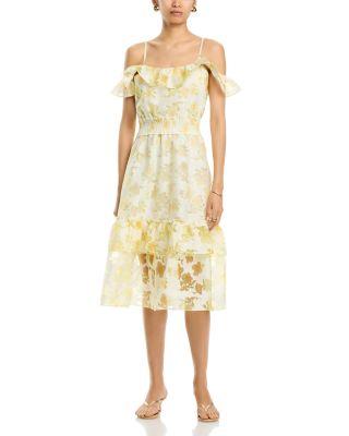 Edie Ruffle Midi Dress by LAYERED WITH LOVE