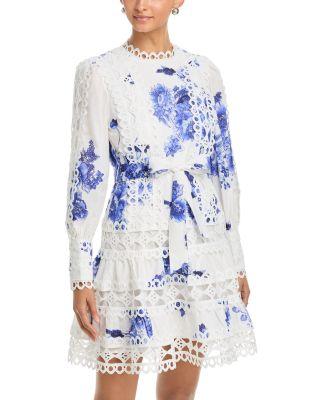Linda Printed Long Sleeve Mini Dress by LAYERED WITH LOVE
