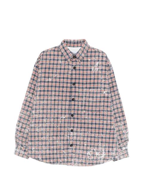 check buttoned shirt by LC23