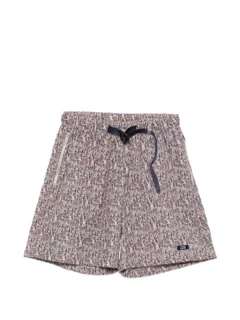 floral-print belt-strap shorts by LC23