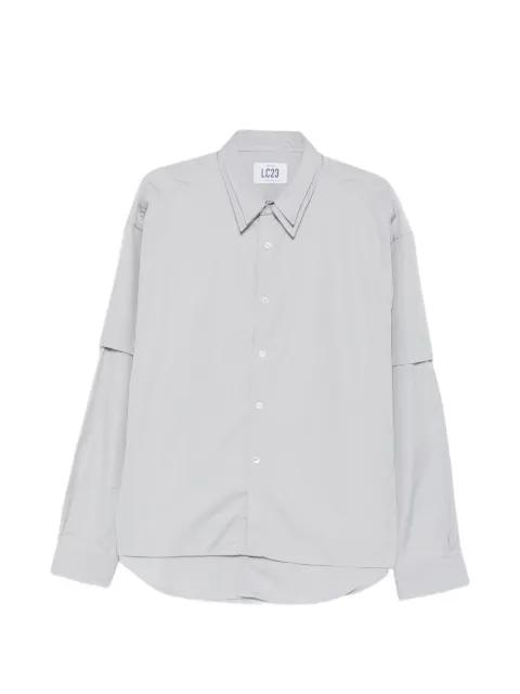 layered-sleeve shirt by LC23