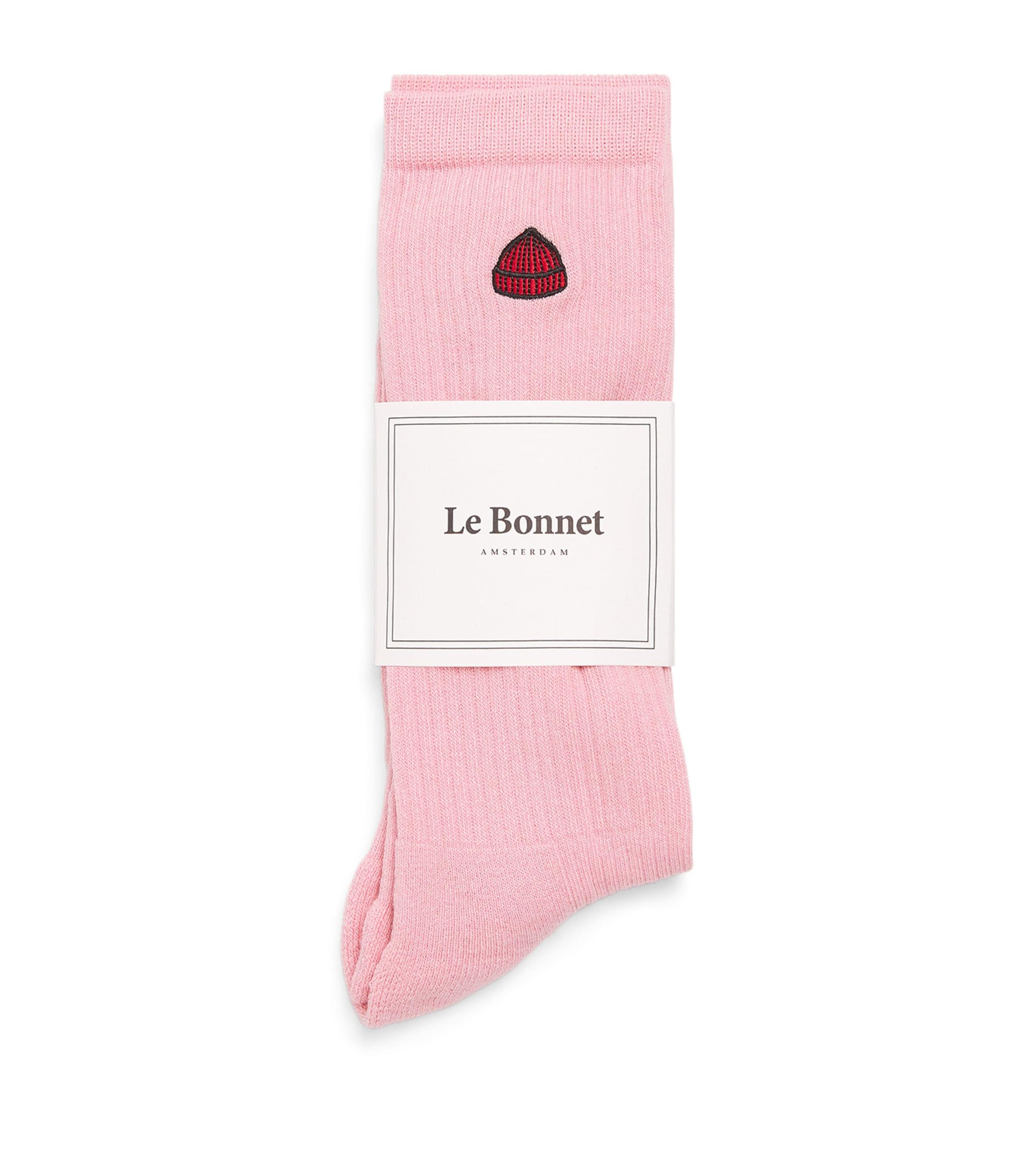 Le Bonnet Cotton-Blend Logo Socks by LE BONNET