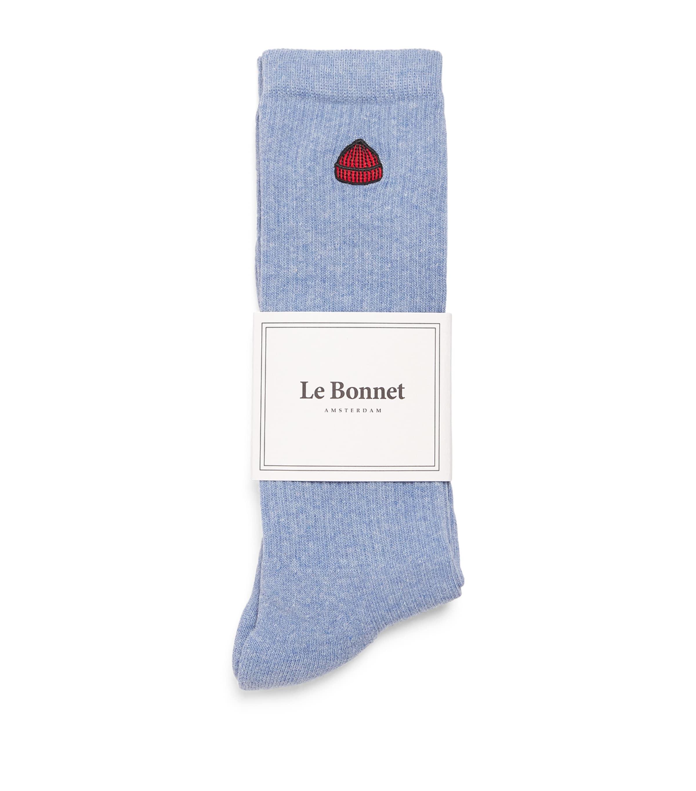 Le Bonnet Cotton-Blend Logo Socks by LE BONNET