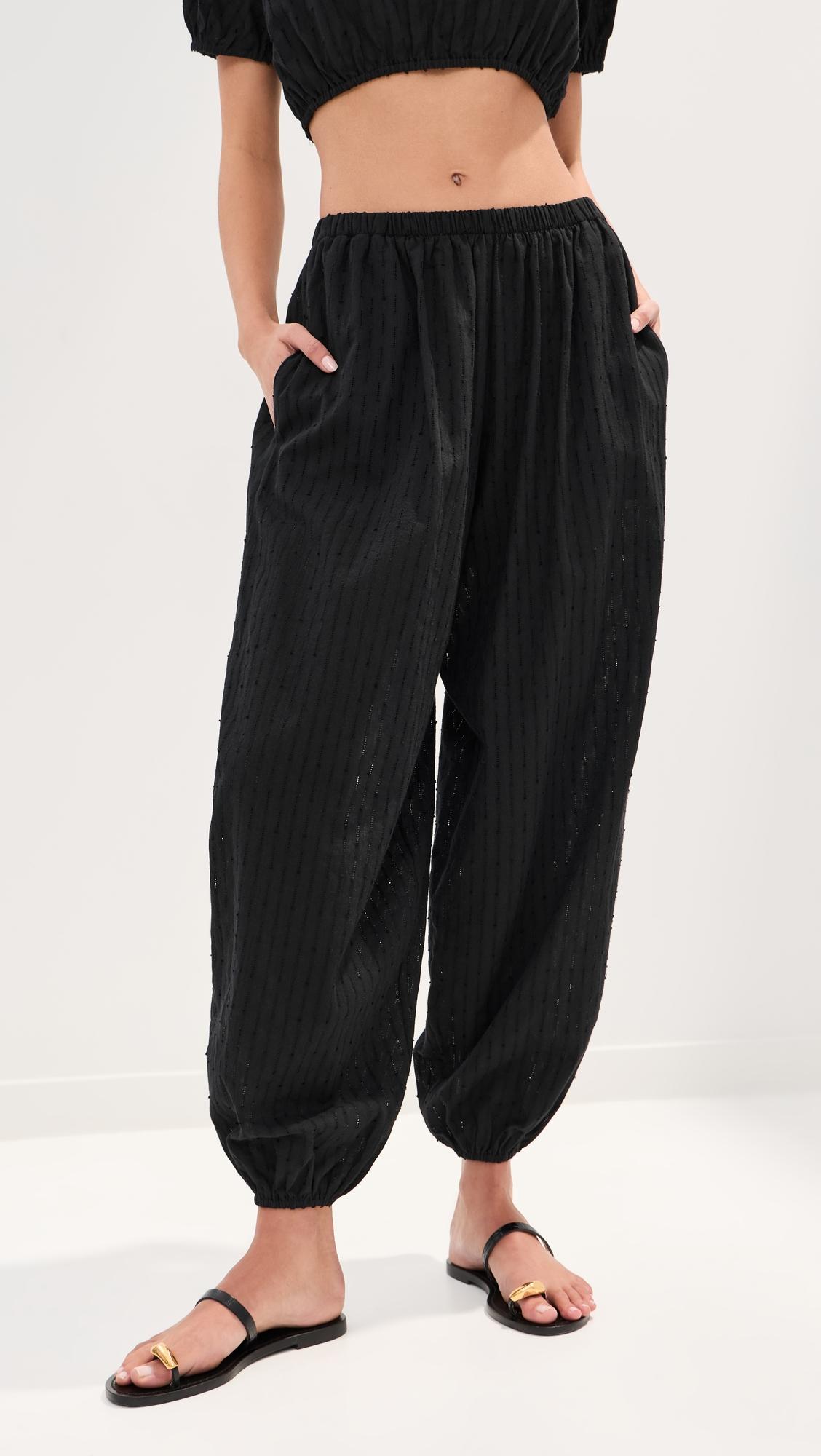Andi Oversized Eyelet Balloon Pants by LE BOP
