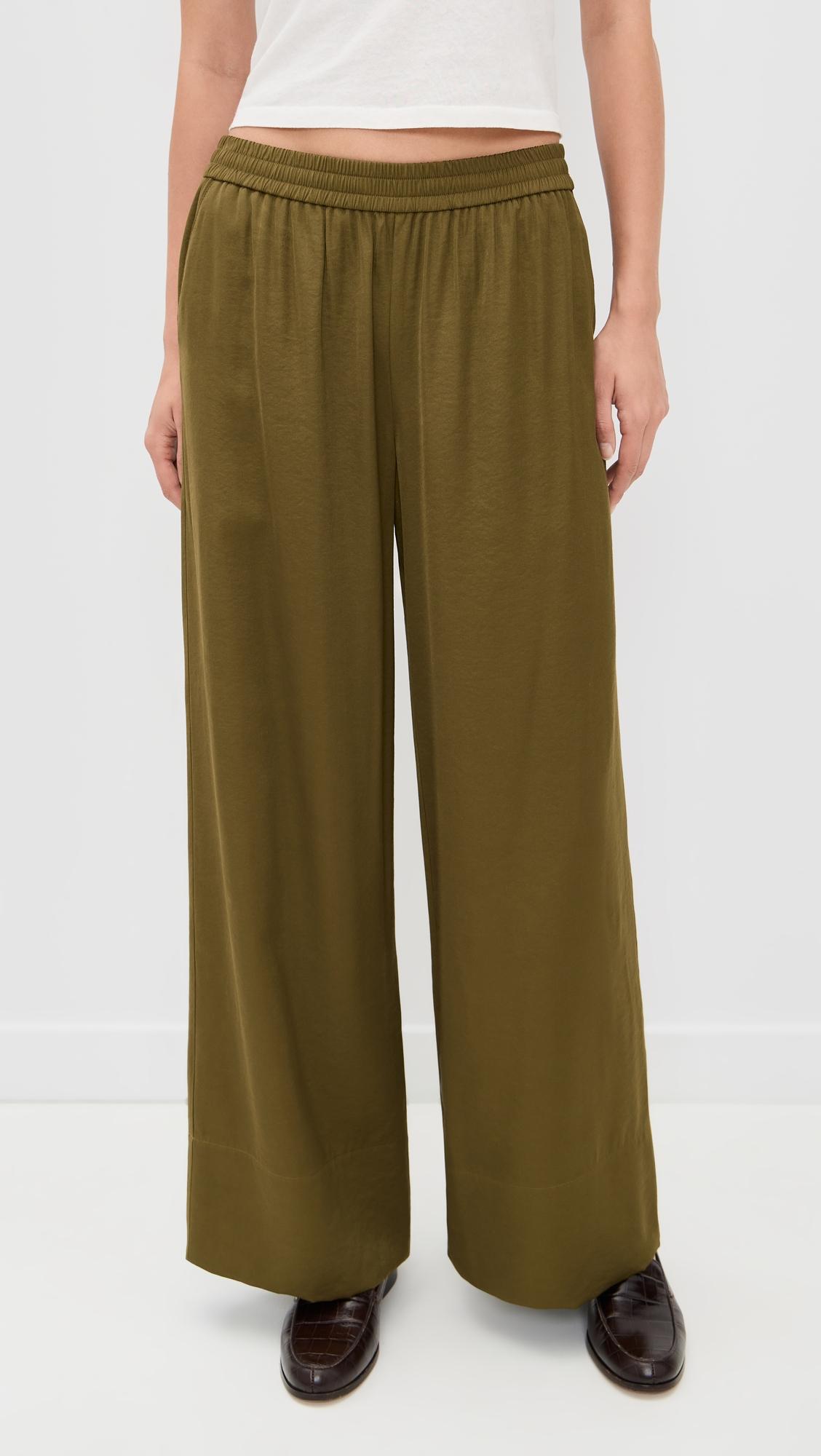 Arden Satin Pants by LE BOP