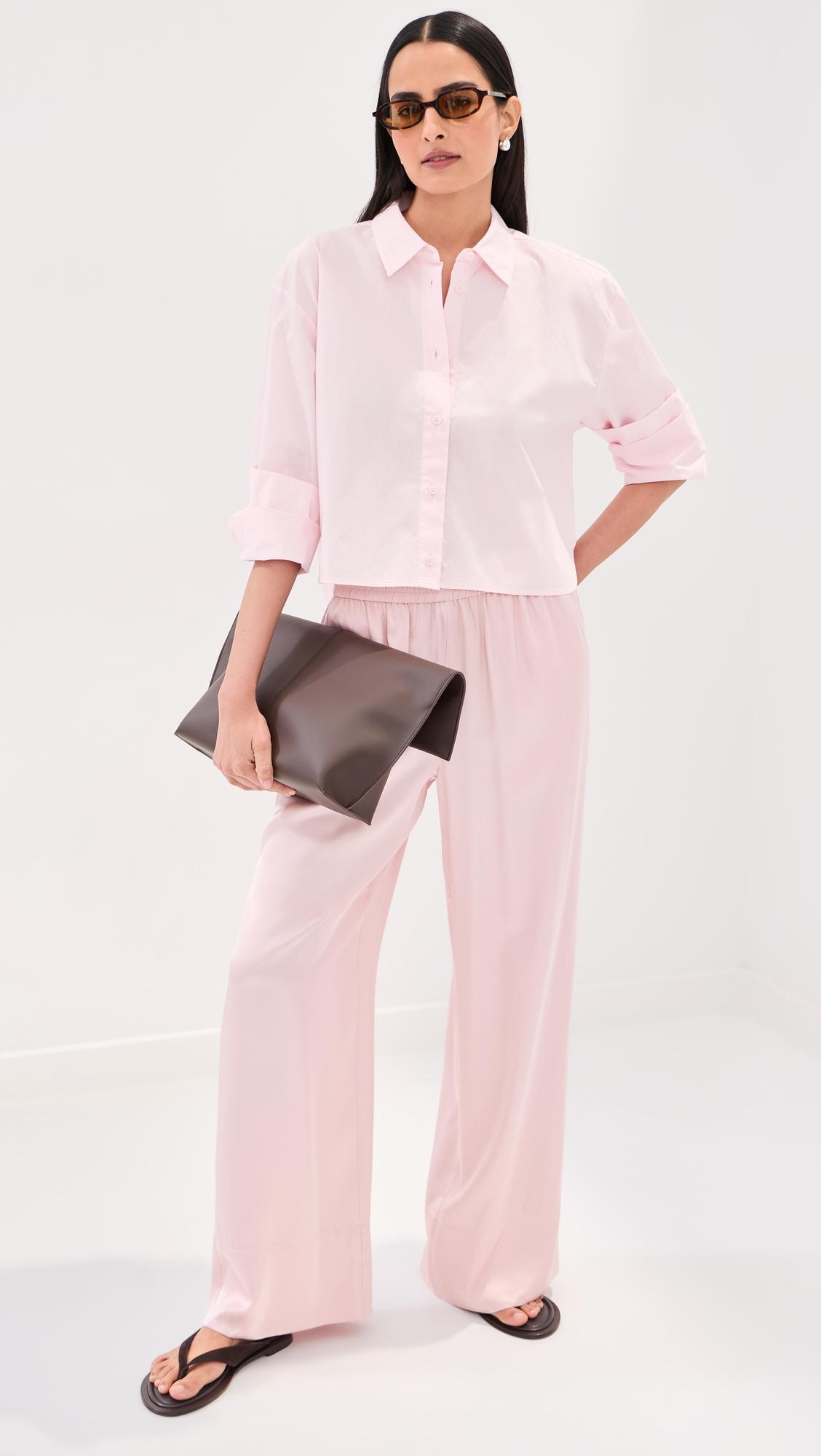 Arden Satin Pants by LE BOP