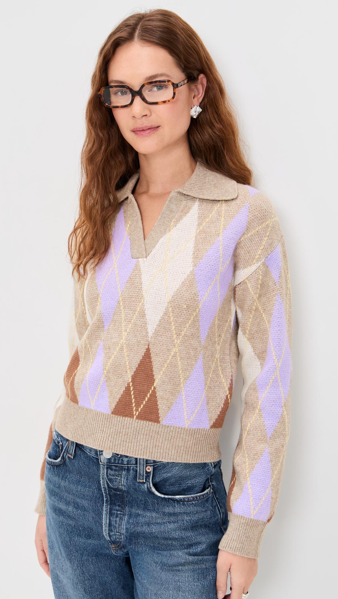 Argyle Polo by LE BOP