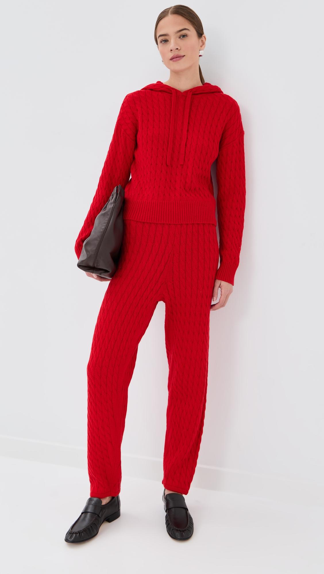 Cable Knit Joggers by LE BOP