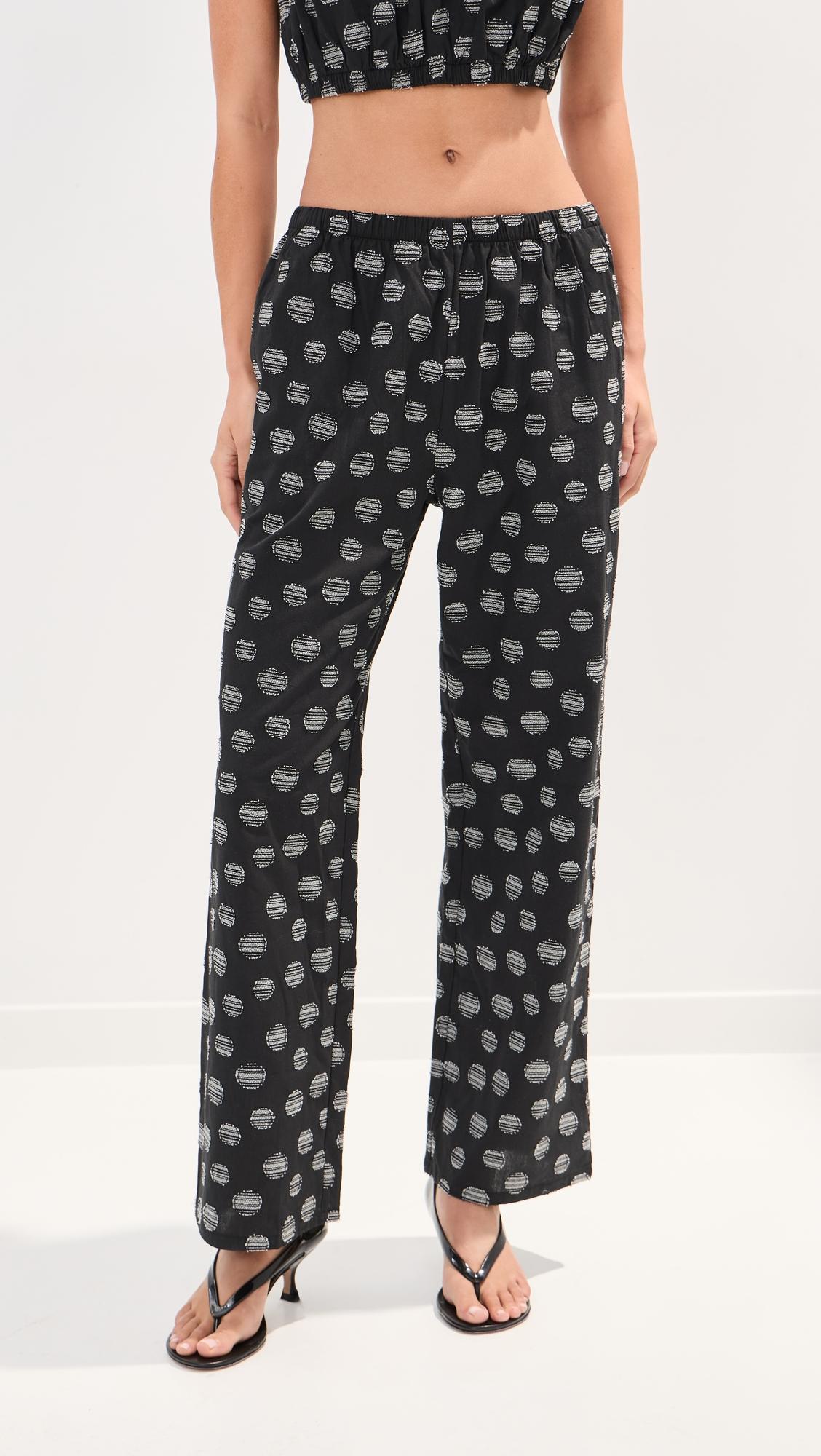 Camille Jacquard Dot Pants by LE BOP