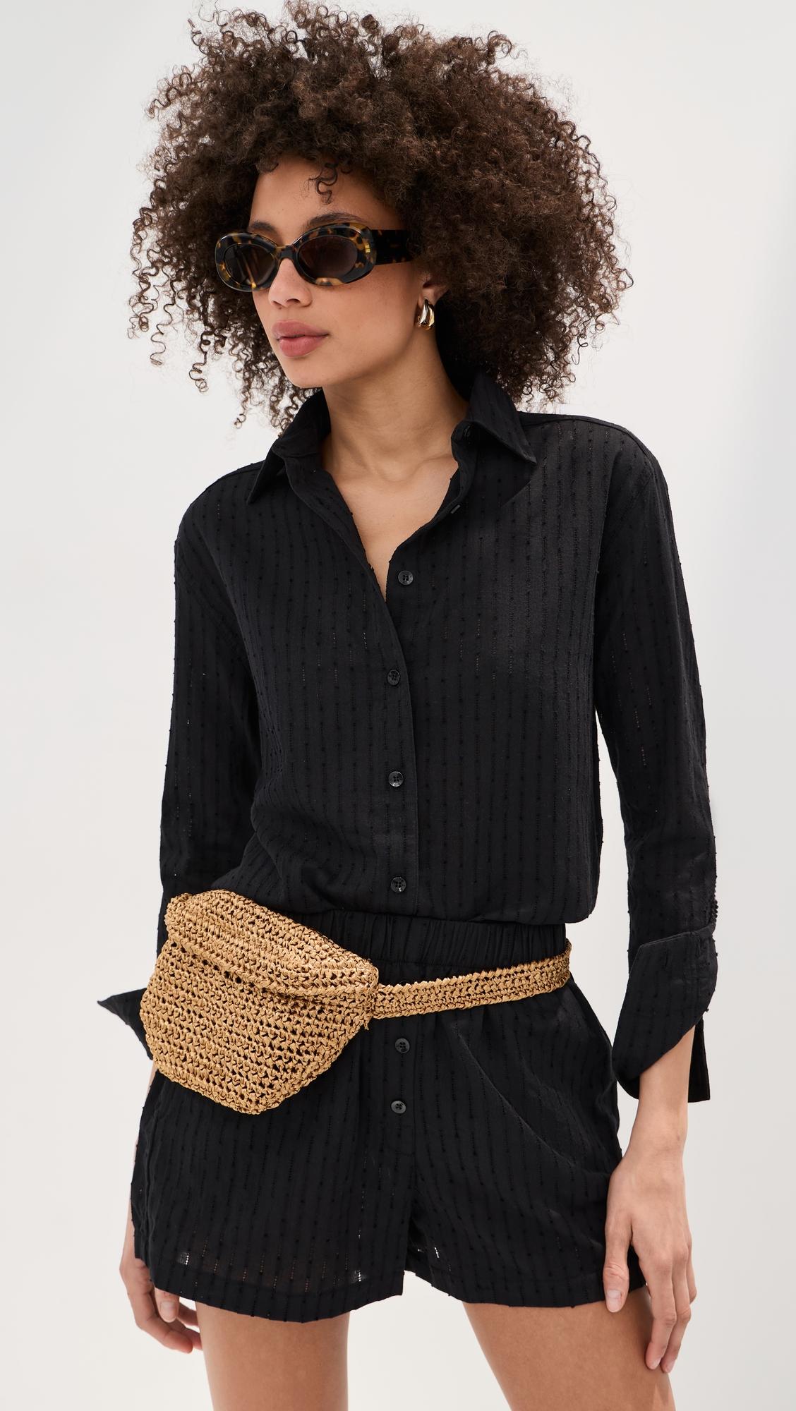 Cecelia Eyelet Button Down by LE BOP