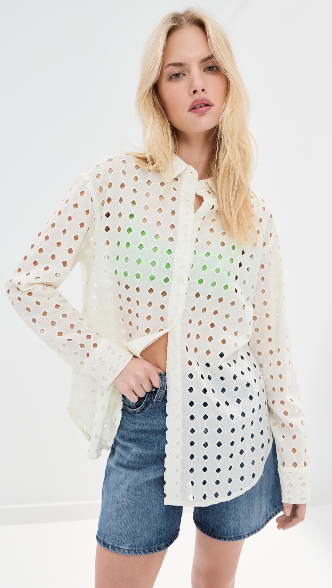 Cecilia Long Sleeve Button Down Shirt by LE BOP