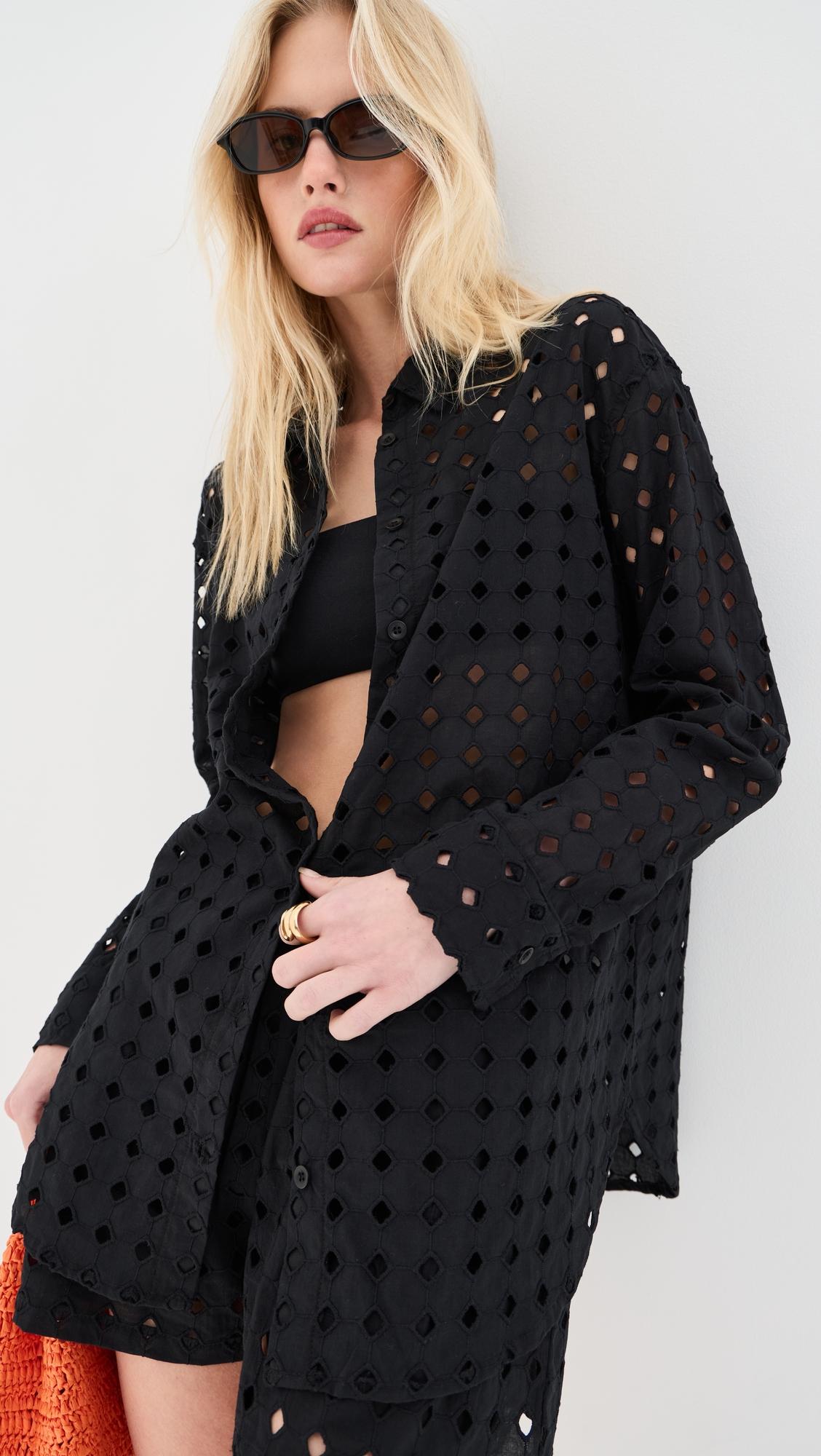 Cecilia Long Sleeve Button Down Shirt by LE BOP