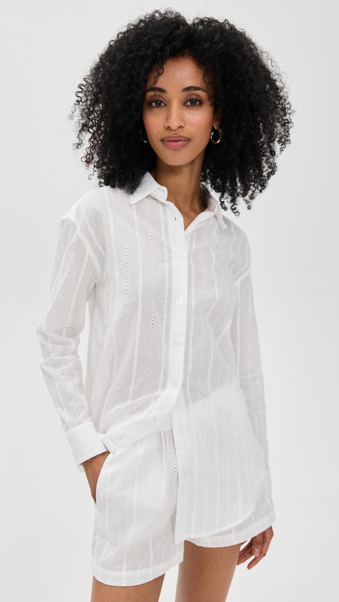 Cecilia Long Sleeve Button Down Shirt by LE BOP