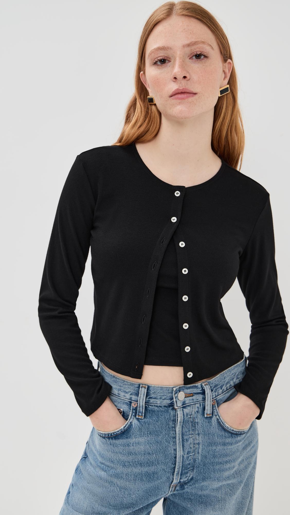 Eloise Cropped Cardigan by LE BOP