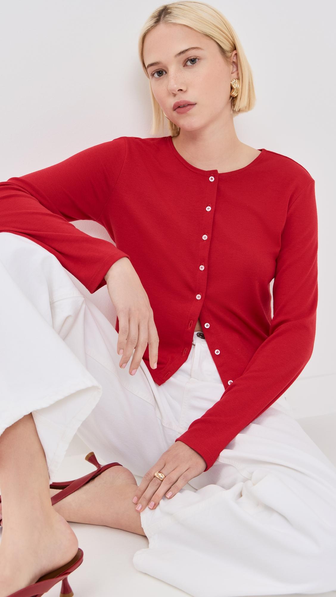 Eloise Cropped Cardigan by LE BOP