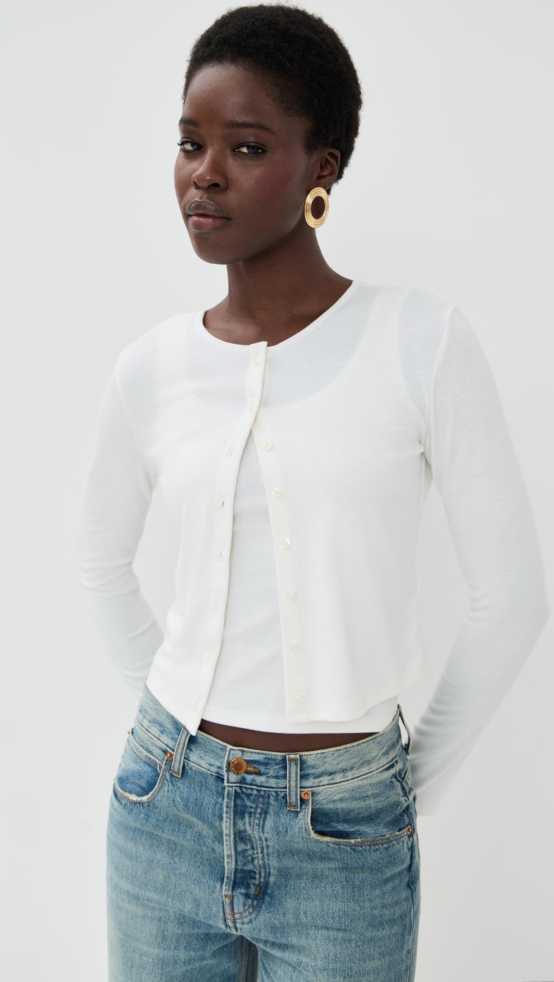Eloise Cropped Cardigan by LE BOP