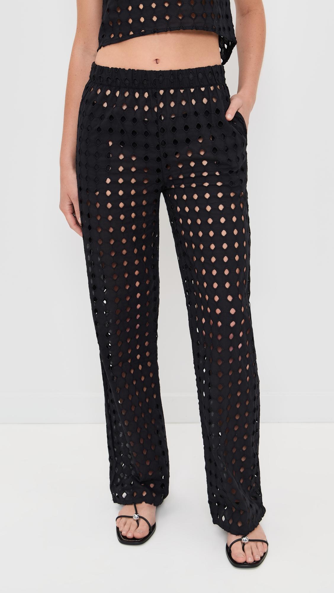 Eyelet Odette Pants by LE BOP