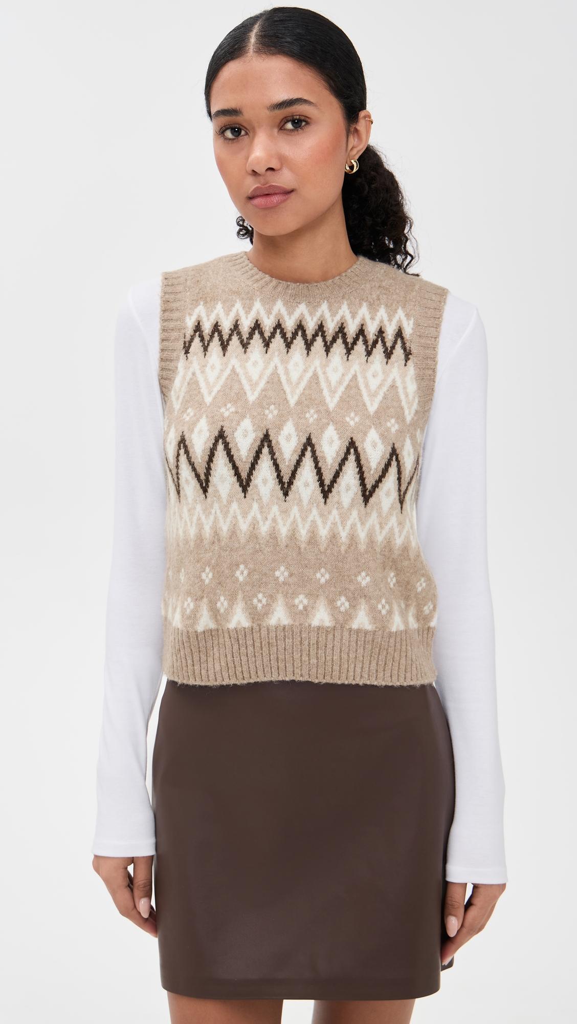 Fair Isle Vest by LE BOP
