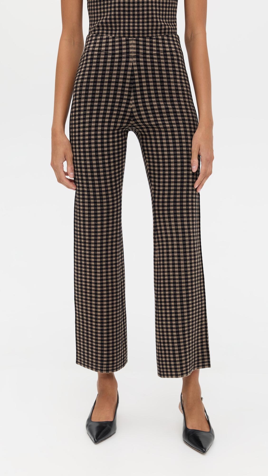 Gingham Flare Pants by LE BOP
