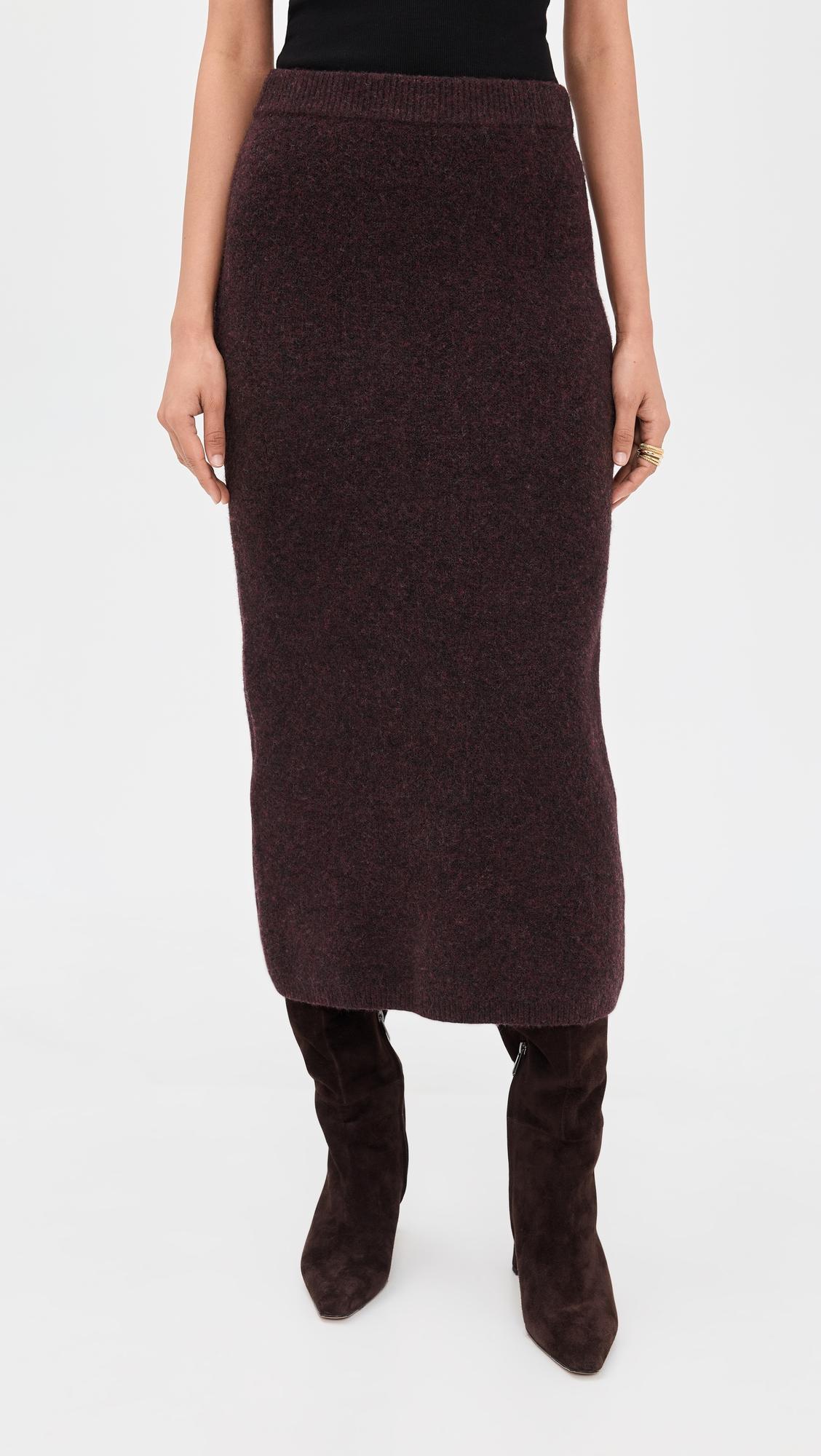 Ines Knit Midi Skirt by LE BOP