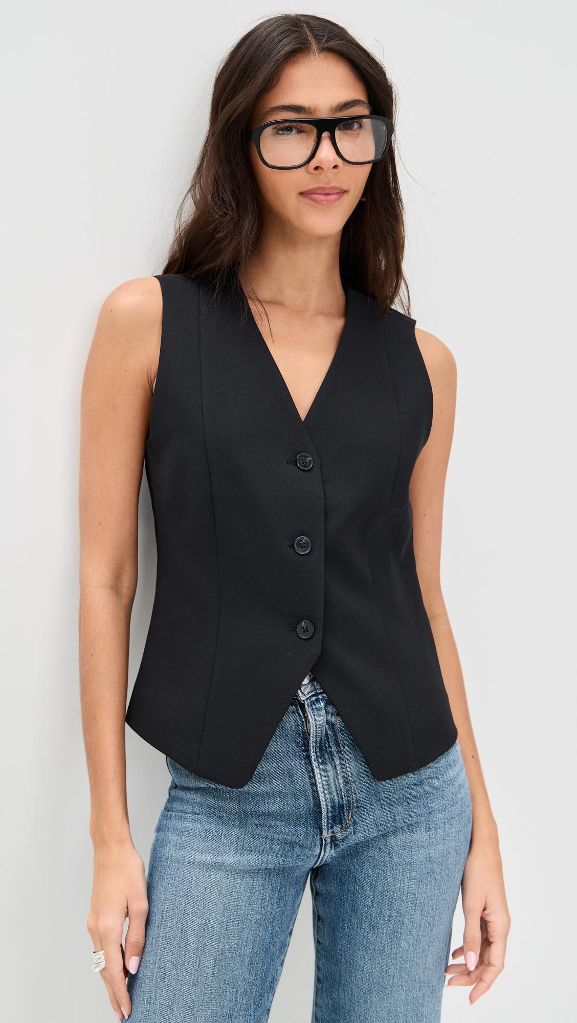 Jacey Neck Vest by LE BOP