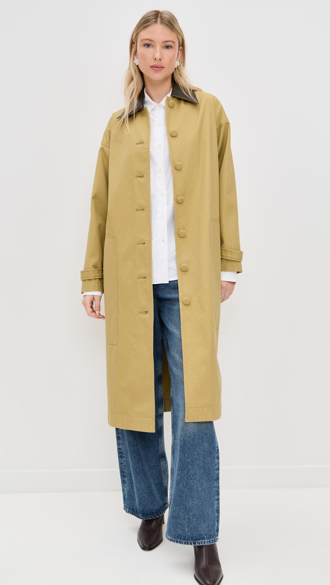 Karla Long Utility Barn Jacket by LE BOP