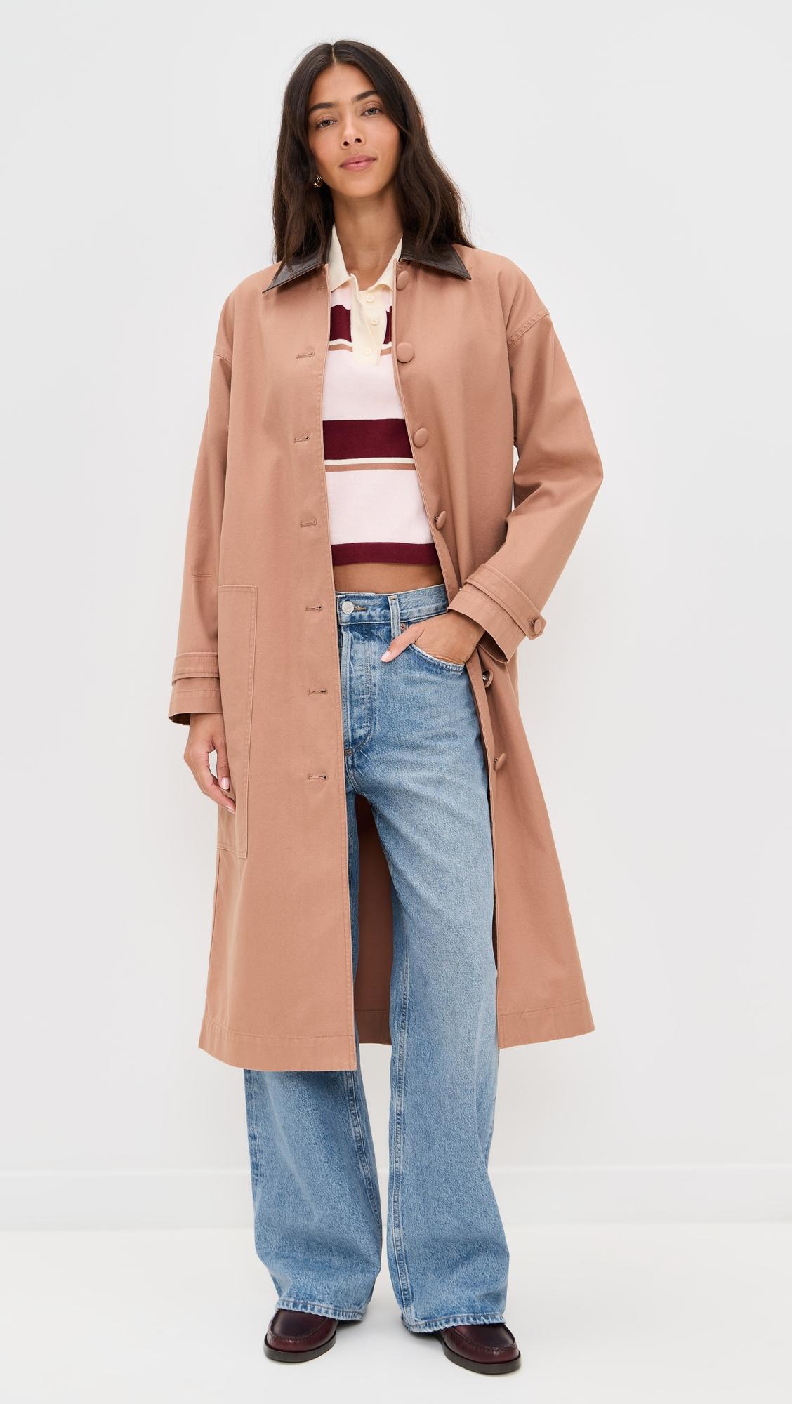 Karla Long Utility Barn Jacket by LE BOP