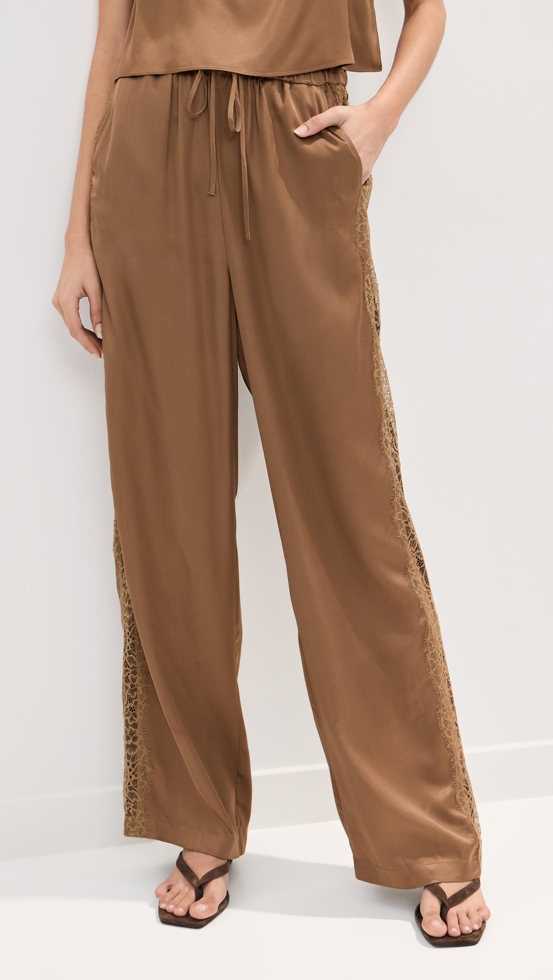 Lauren Satin Pants by LE BOP