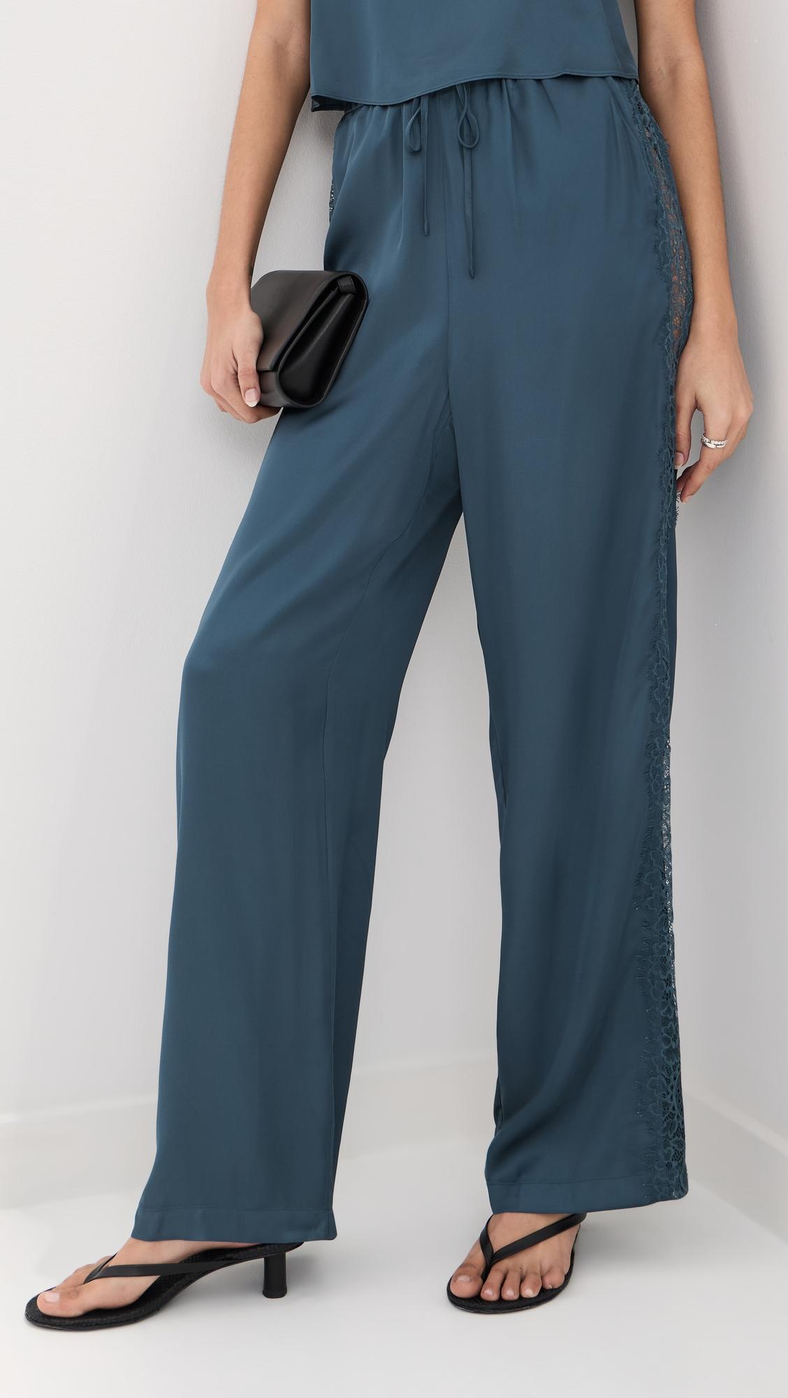 Lauren Satin Pants by LE BOP
