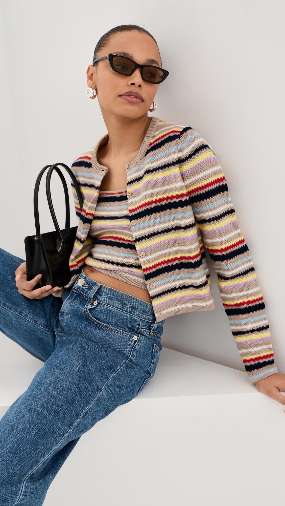 Mara Cropped Cardigan by LE BOP