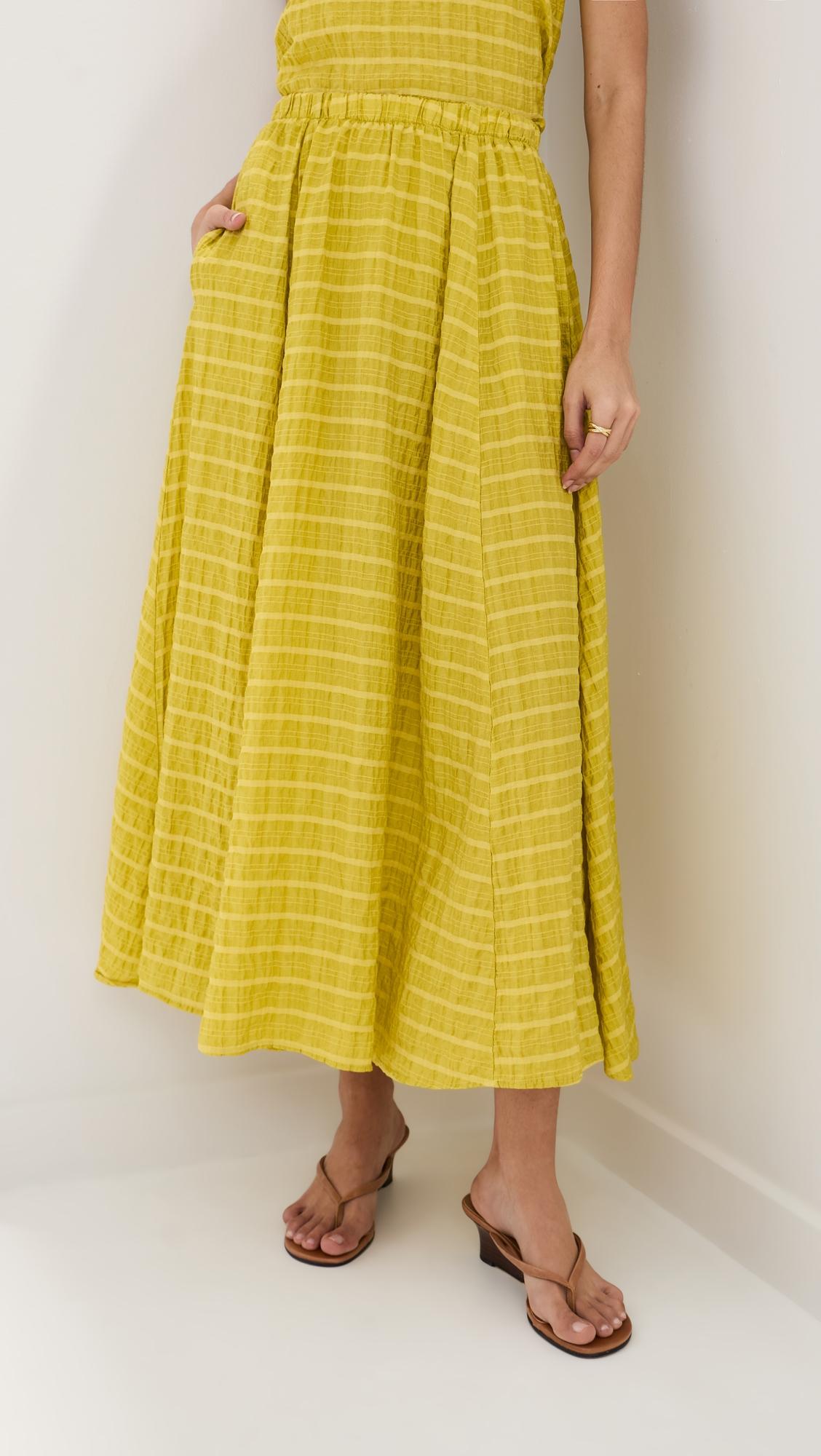Martha Checked Skirt by LE BOP
