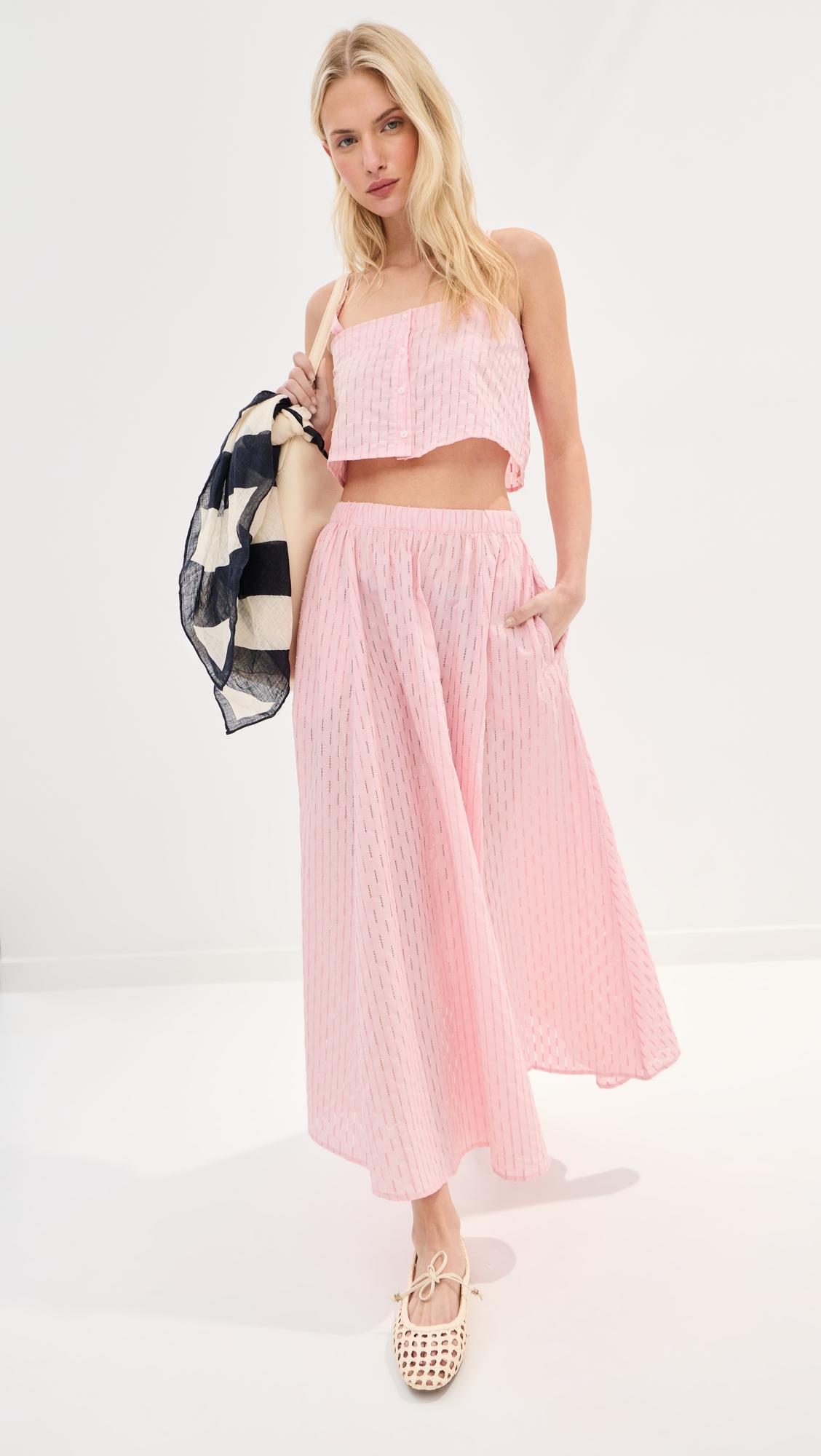 Martha Eyelet Skirt by LE BOP