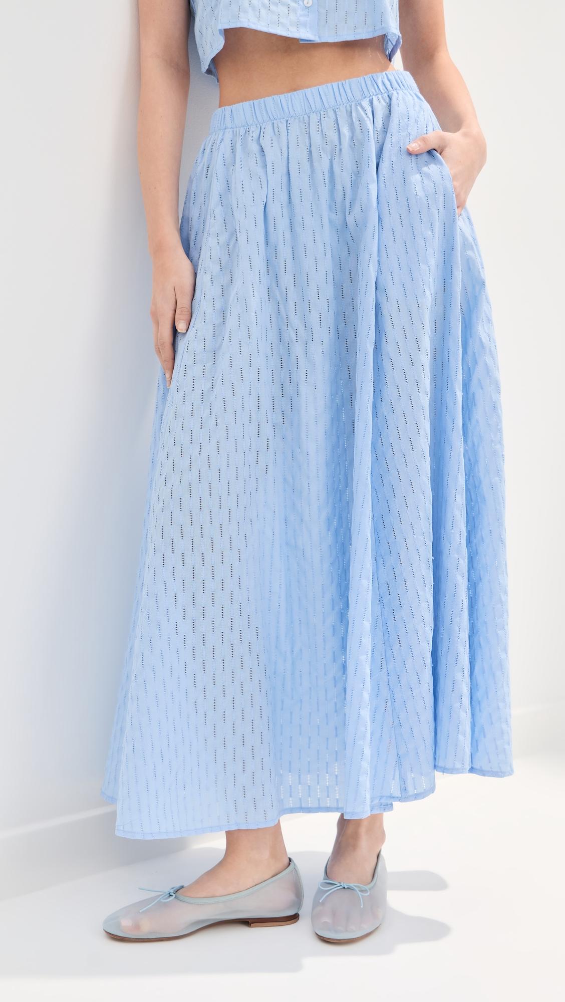 Martha Eyelet Skirt by LE BOP