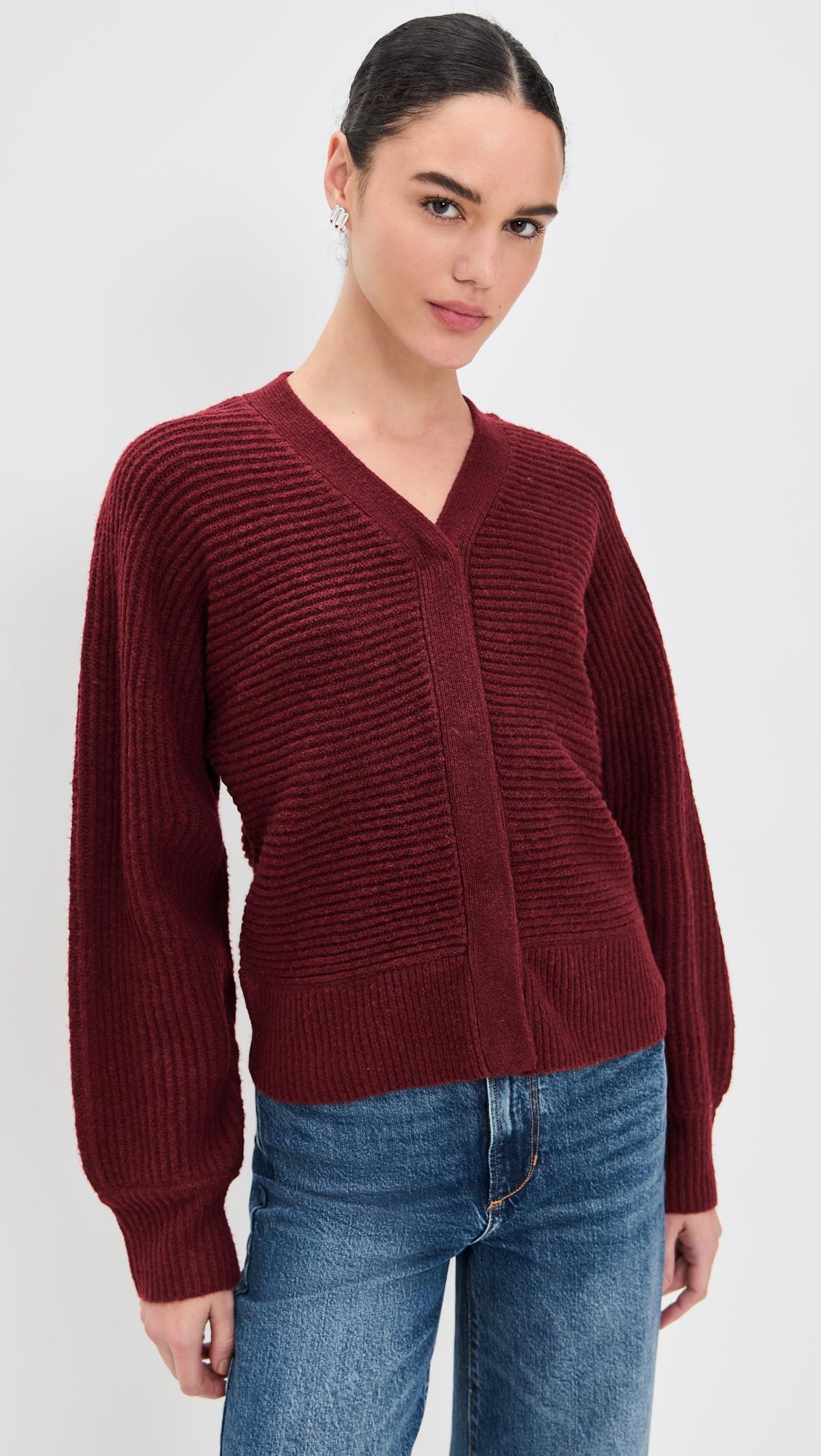 Mira Stitched Cardigan by LE BOP