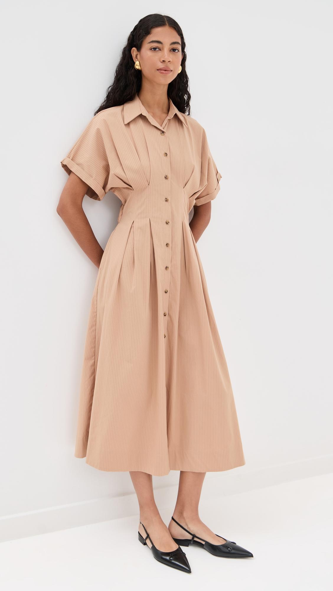 Roberta Button Down Dress by LE BOP
