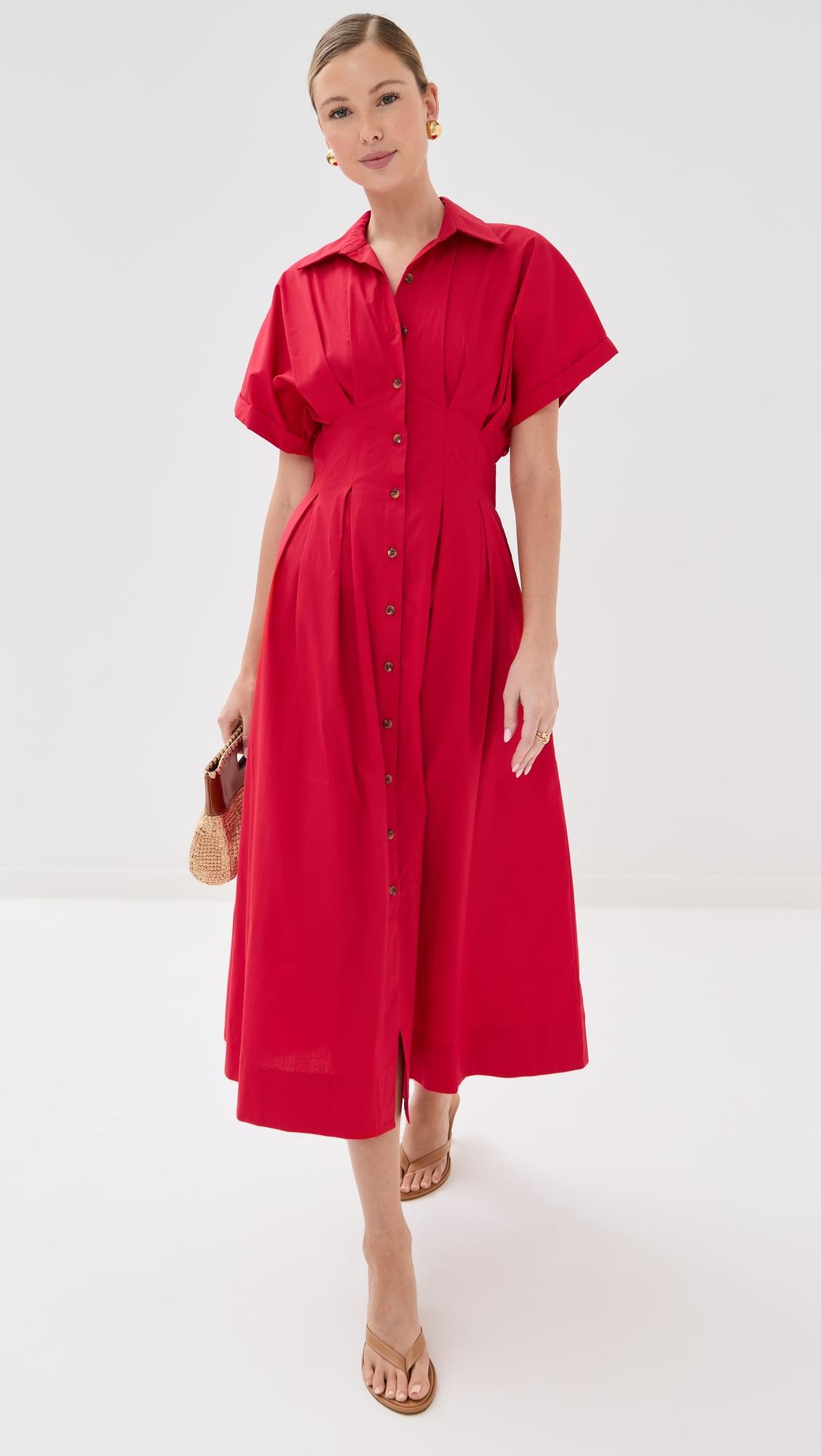 Roberta Button Down Dress by LE BOP