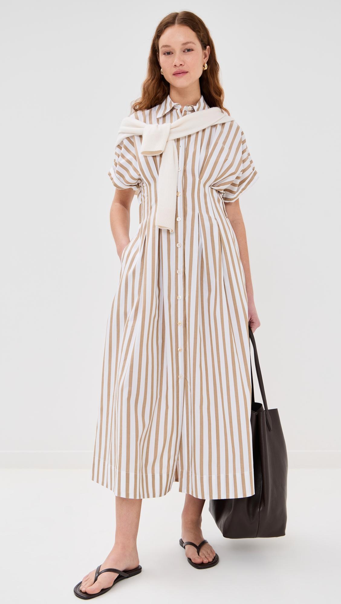 Roberta Button Down Dress by LE BOP