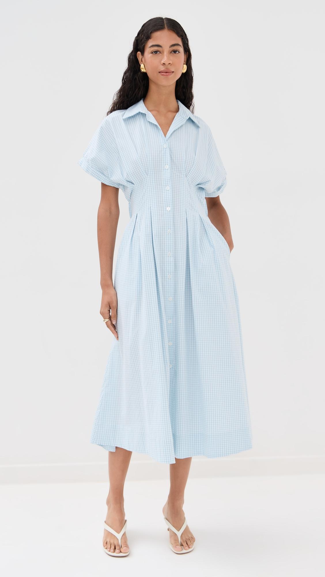 Roberta Button Down Dress by LE BOP