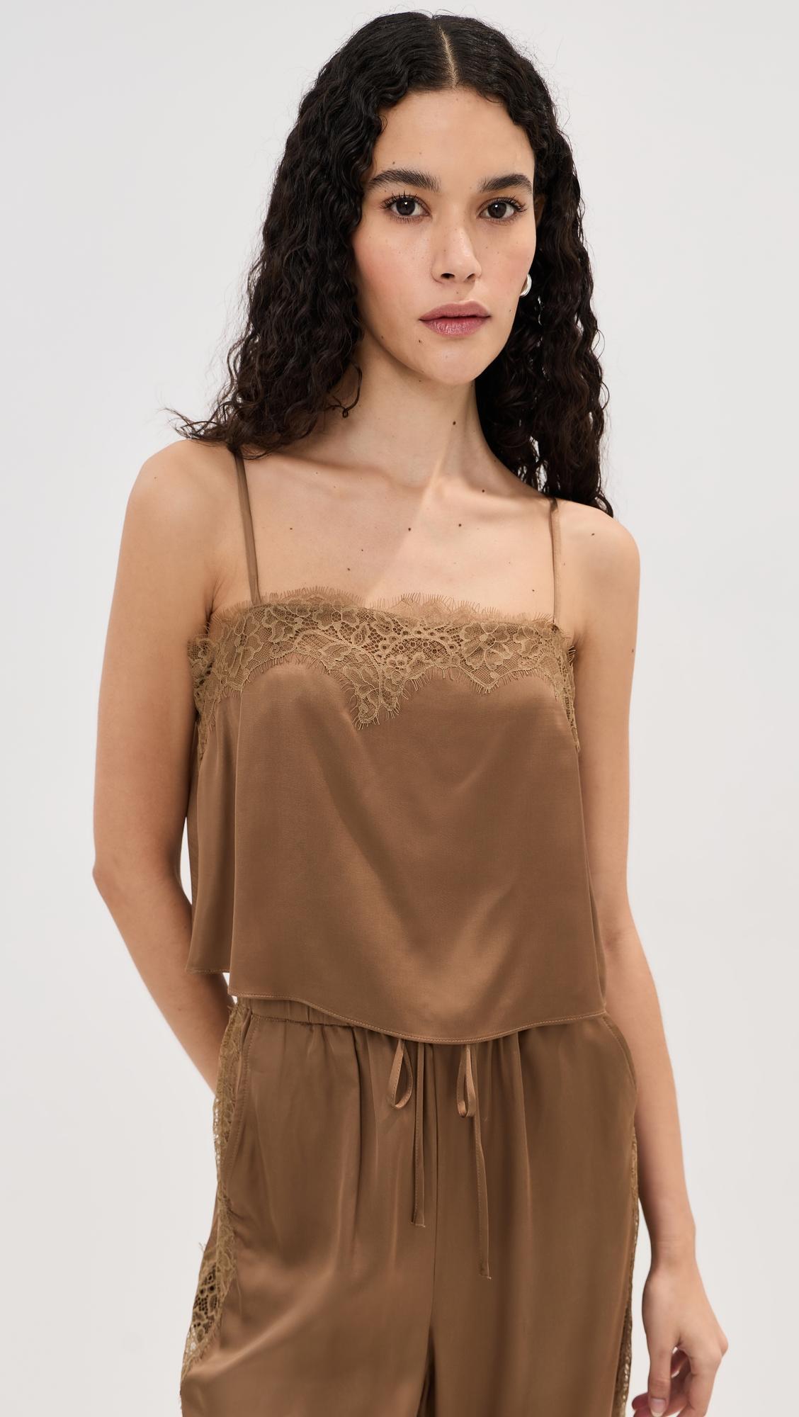 Sienna Satin Top by LE BOP