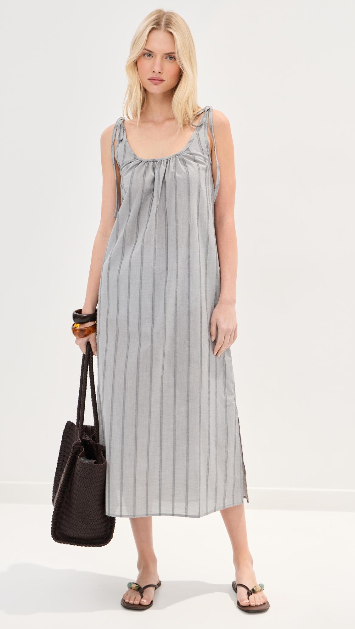 Skylar Poplin Maxi Dress by LE BOP