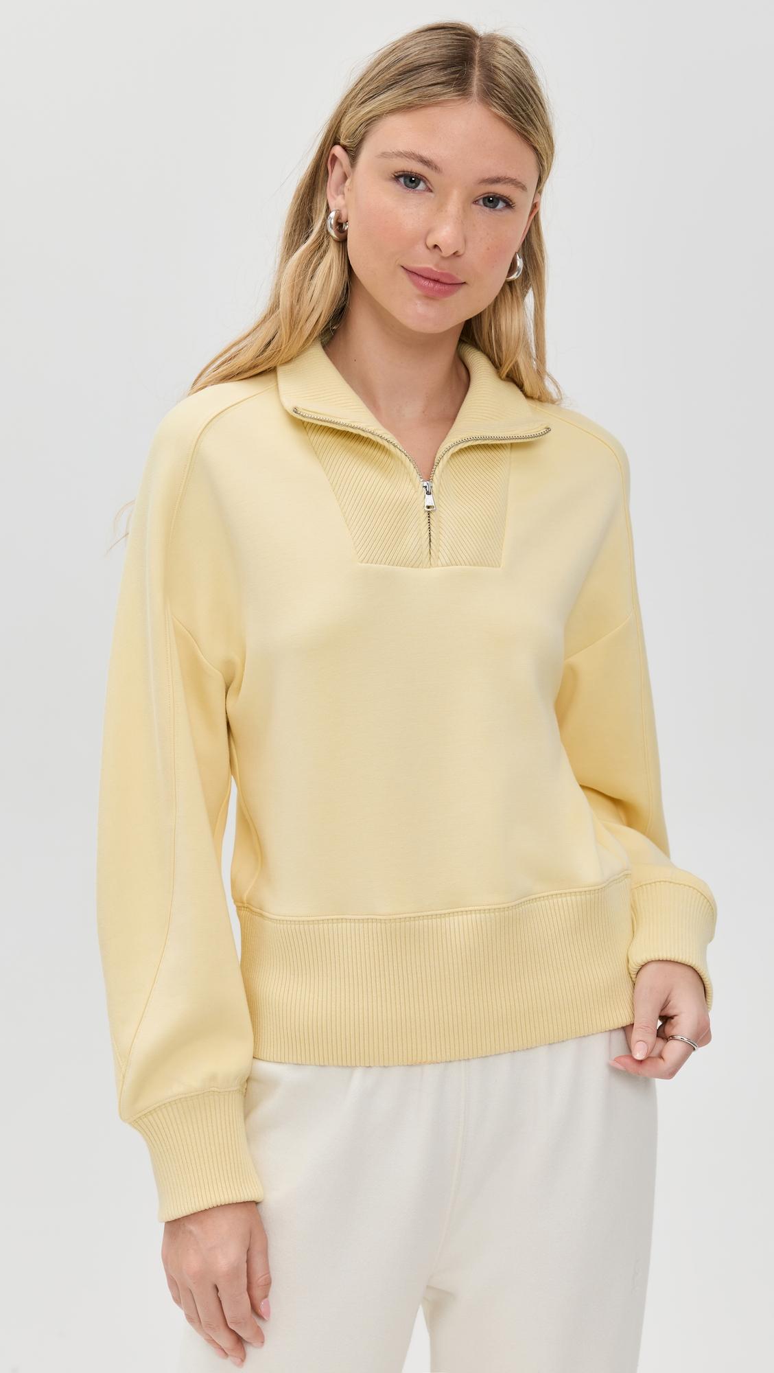 Thea Quarter-Zip Pullover by LE BOP