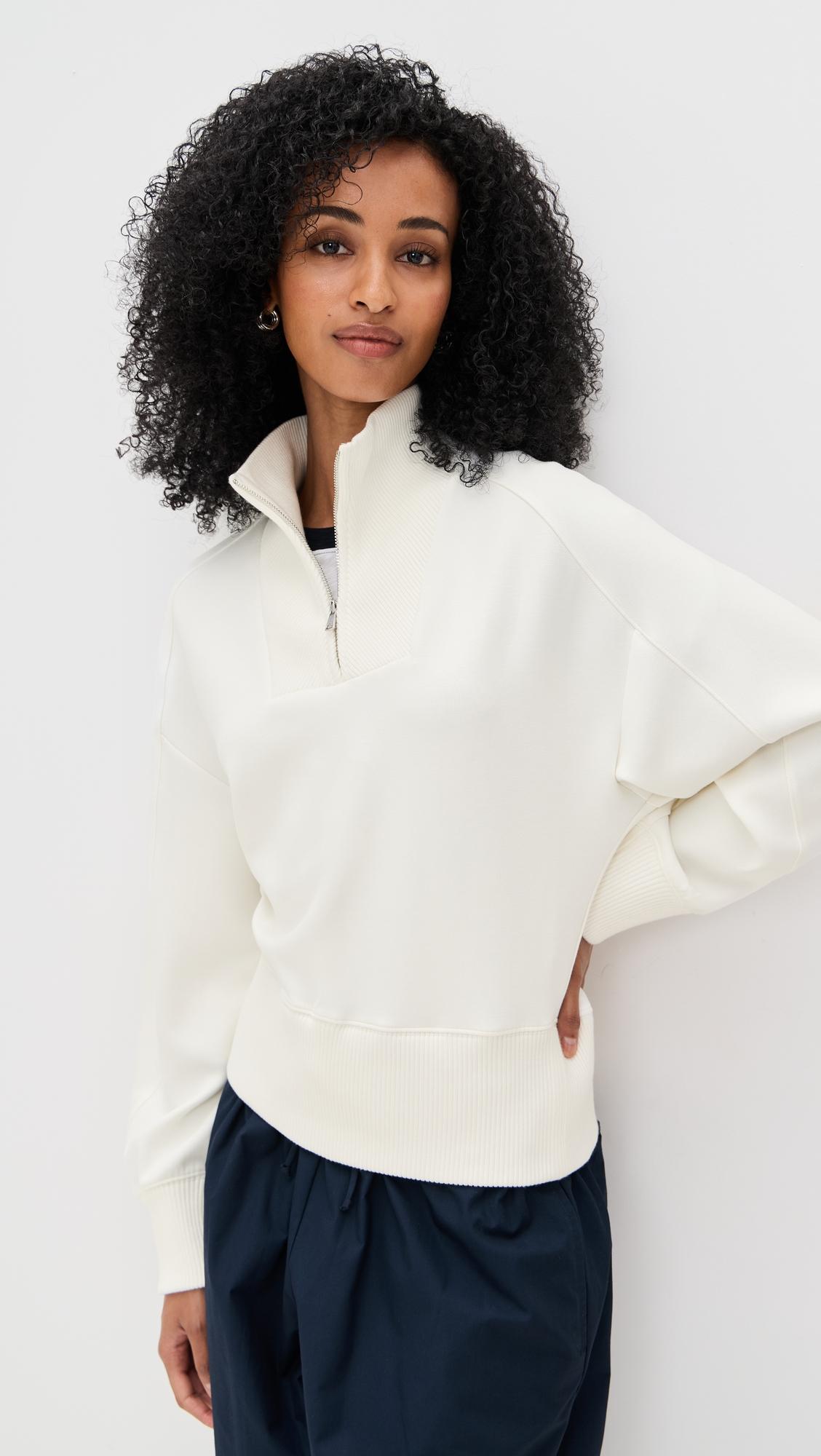 Thea Quarter-Zip Pullover by LE BOP