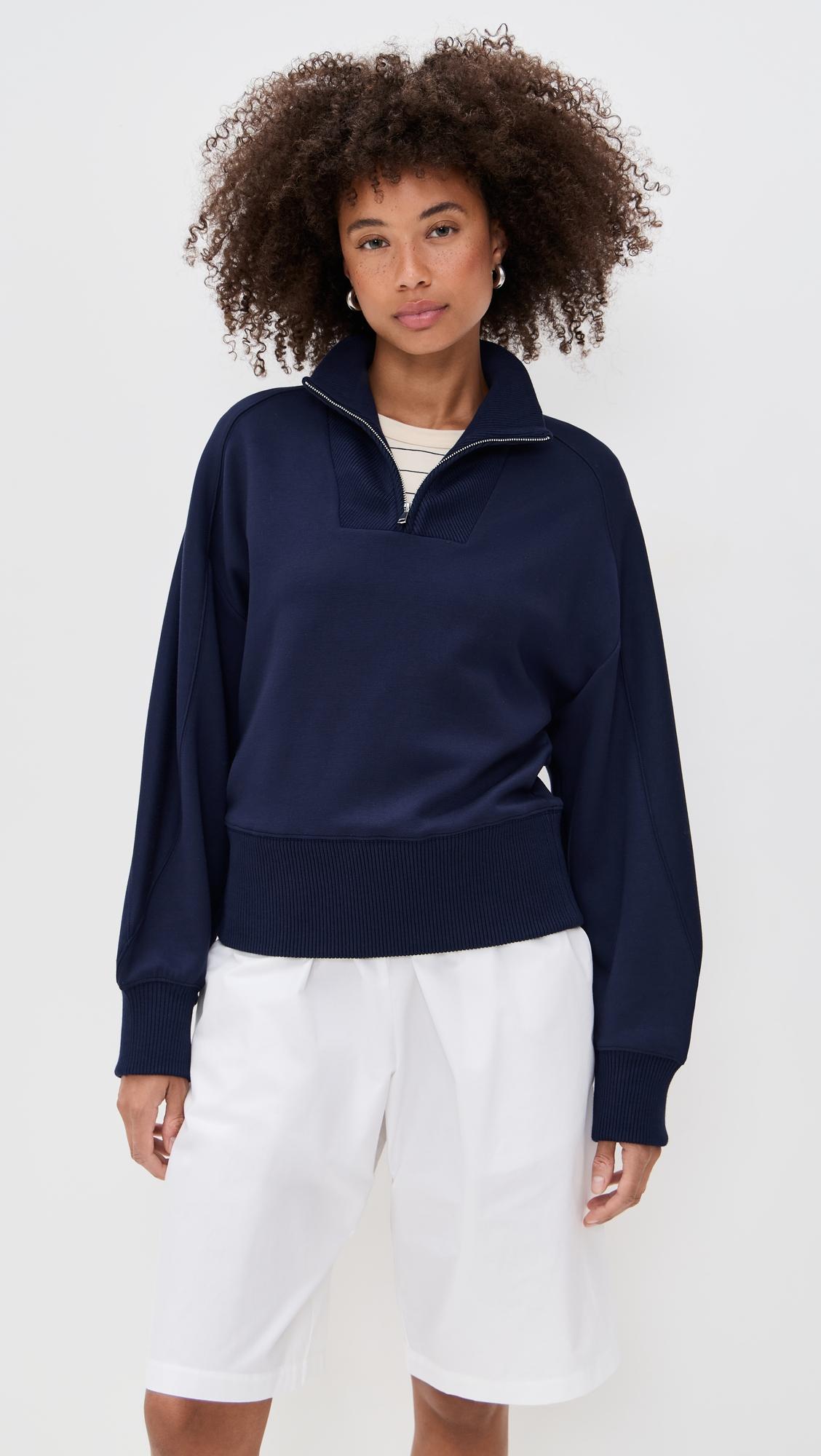 Thea Quarter-Zip Pullover by LE BOP