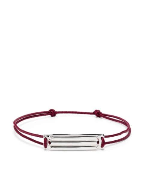 Le 5g sterling silver cord bracelet by LE GRAMME
