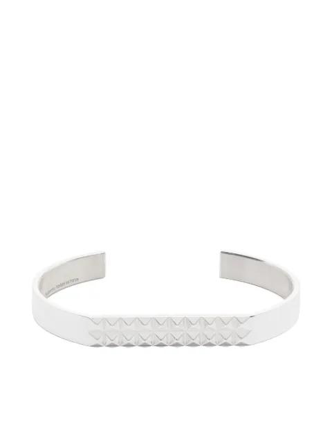 pyramid-guilloche bracelet by LE GRAMME