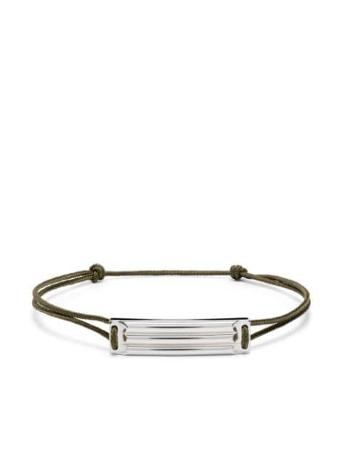 sterling silver 5g Gordon braided bracelet by LE GRAMME