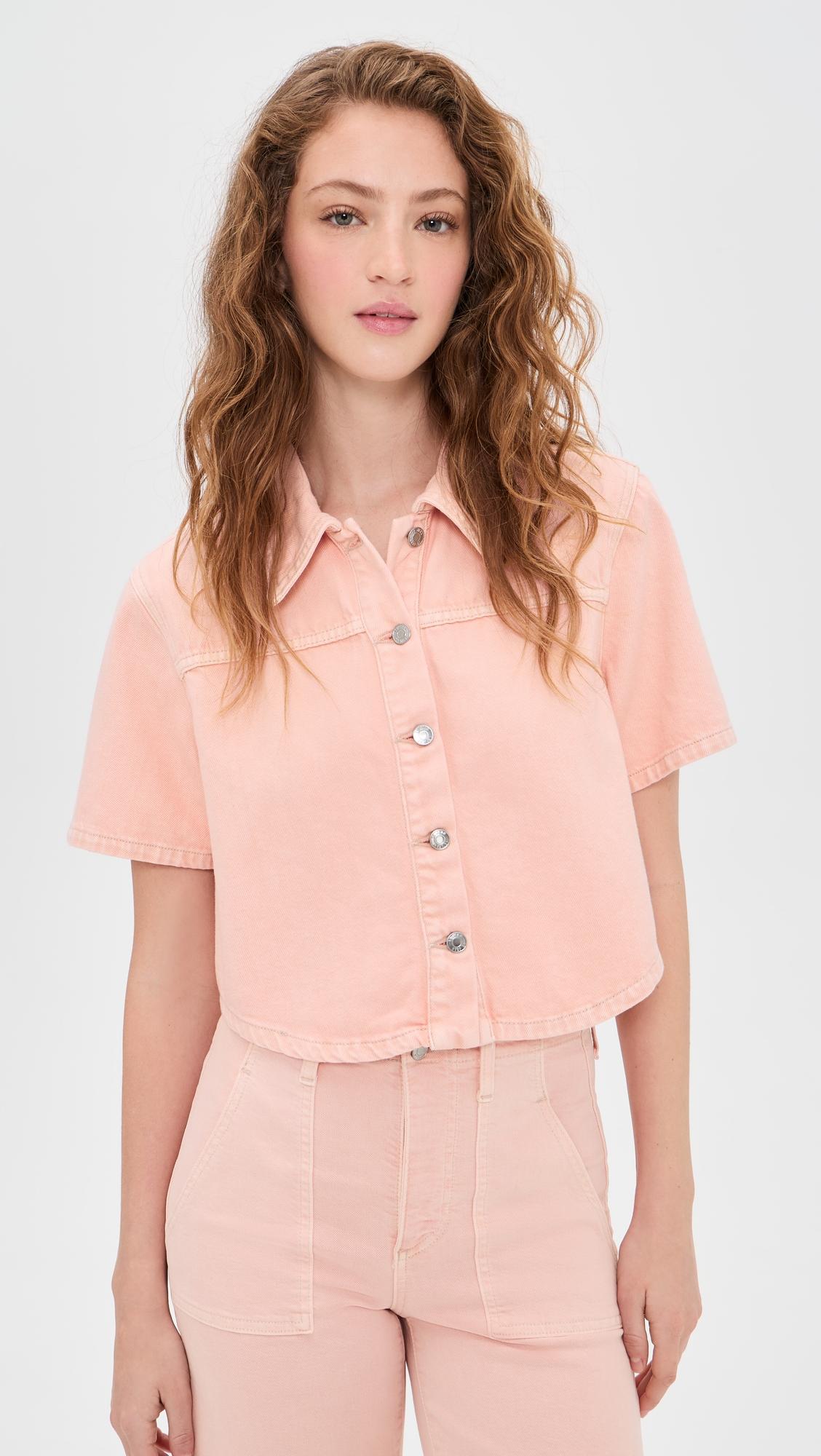 Short Sleeve Swing Shirt by LE JEAN