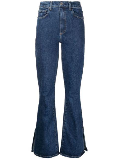 Stella flared-leg jeans by LE JEAN