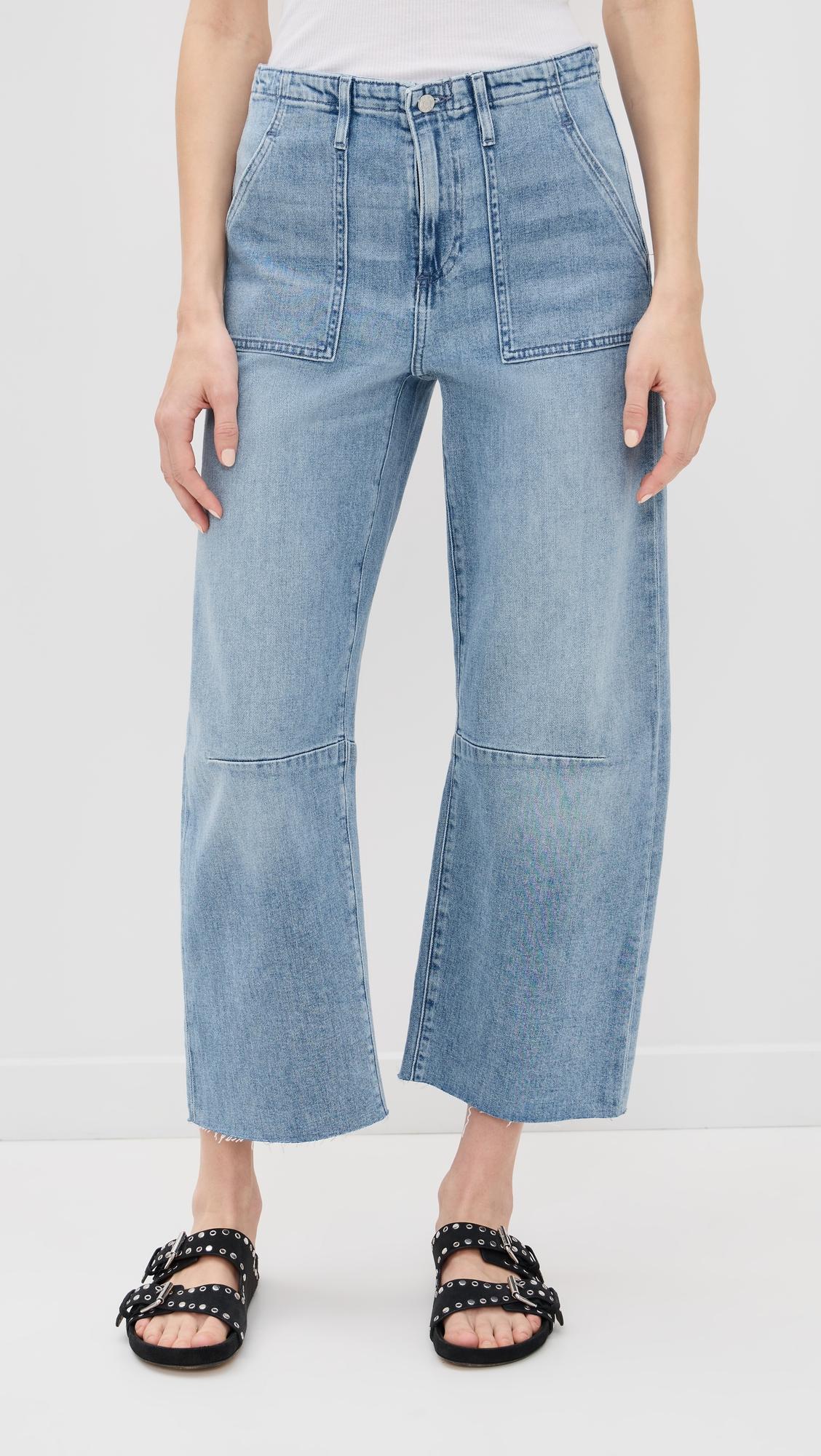 Utility Soft Barrel Jeans by LE JEAN